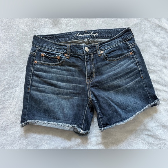 American Eagle Outfitters Pants - American Eagle Outfitters Dark Blue Jean Shorts